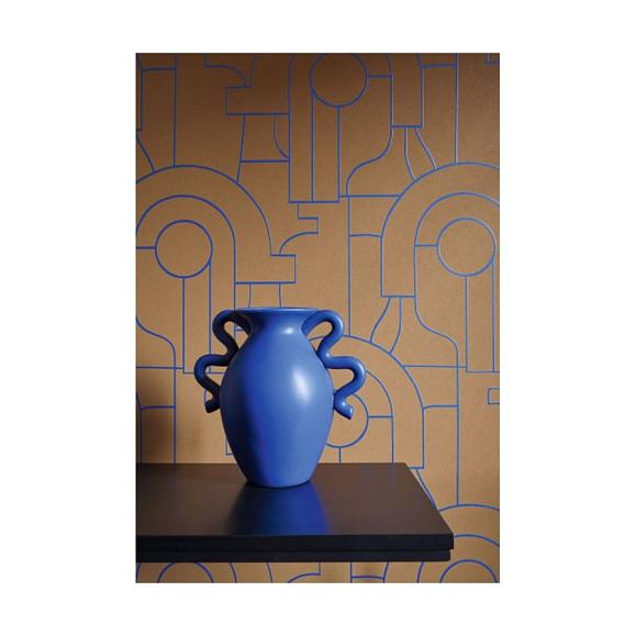 Обои Casadeco 88412519 Arty Bleu indigo