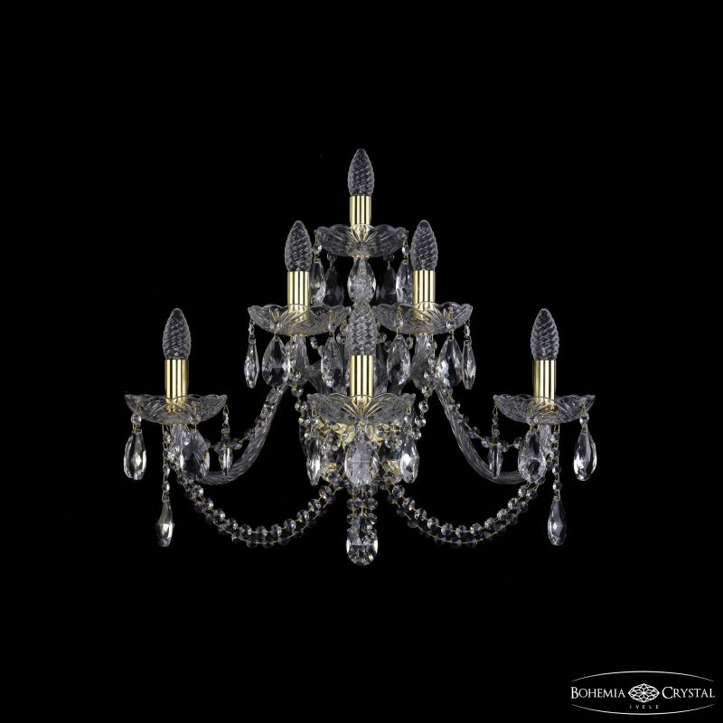 Бра Bohemia Ivele Crystal 1402B/3+2+1/240/XL G
