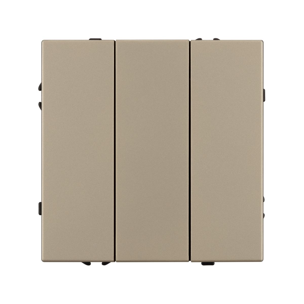 Выключатель 3 кл софт-тач золотой песок Arlight SWT-MK03-SFPL-GD (250V, 10A) 061798(1)