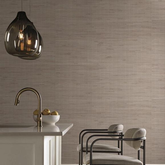 Обои York OS4322 Metallic Jute Silver/Taupe/Grey