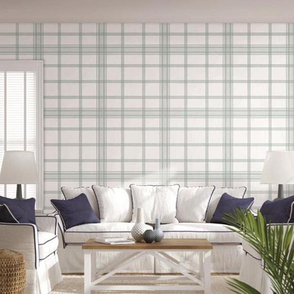 Обои York CV4469 Charter Plaid Vertigris
