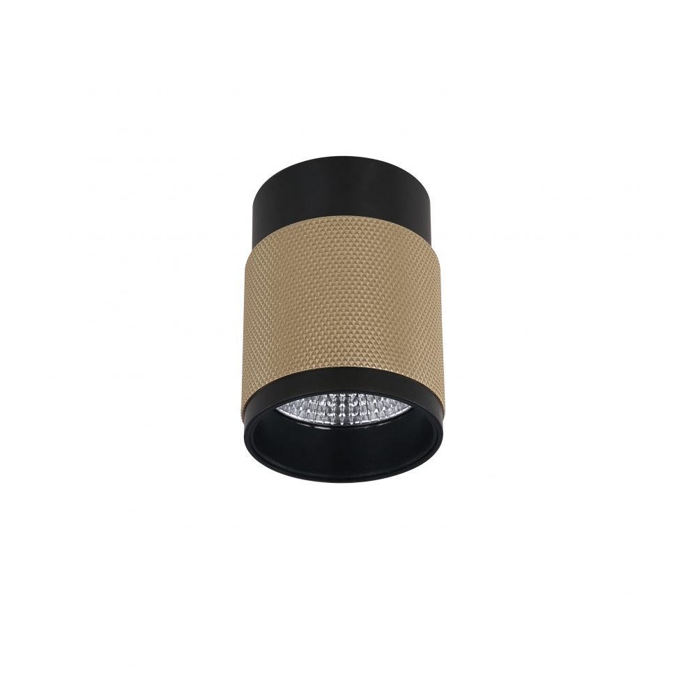 Накладной светильник iLedex Delta 1955-10W-3000K-36 BK+BR