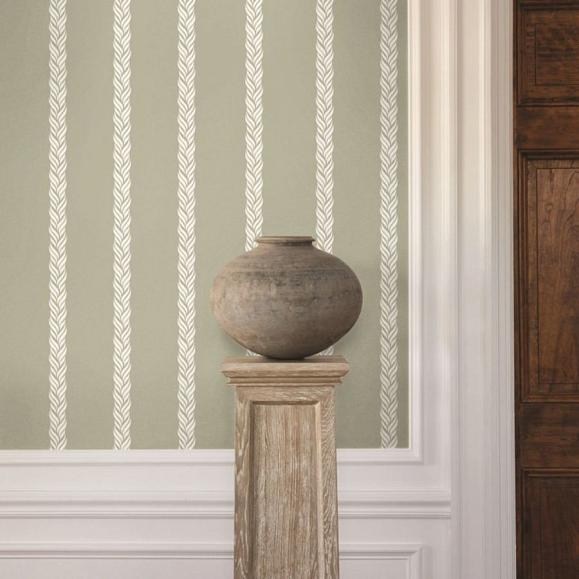 Обои York GT4541 Braided Stripe Green