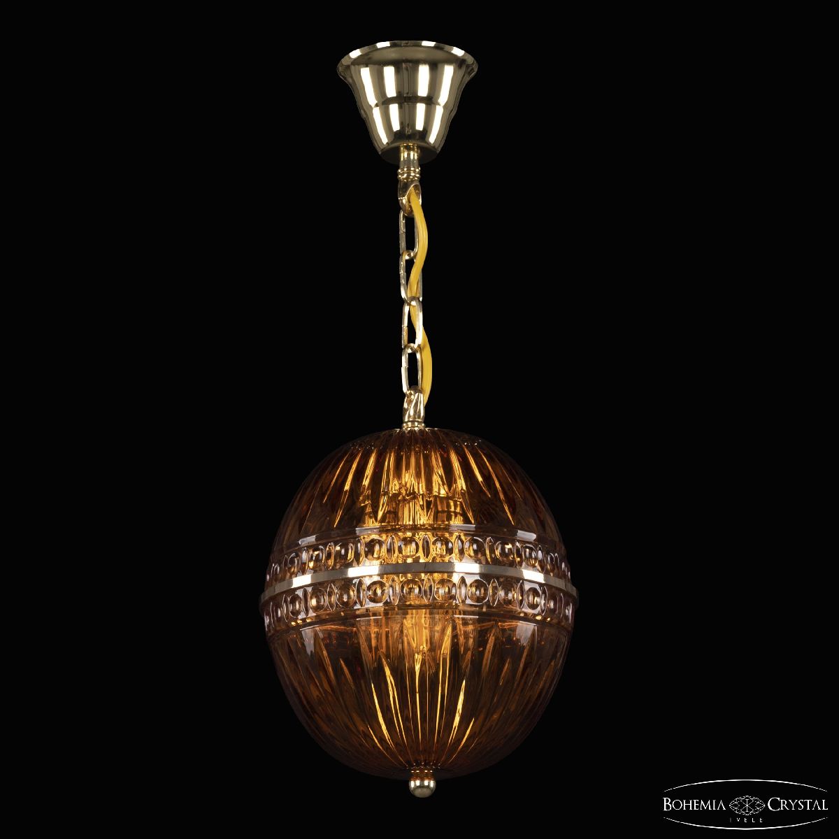 Подвесной светильник Bohemia Ivele Crystal 5479/20 G Amber/M-1G