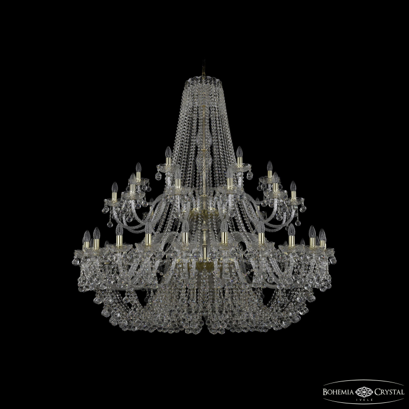 Подвесная люстра Bohemia Ivele Crystal 1409/24+12+6/530/2d G