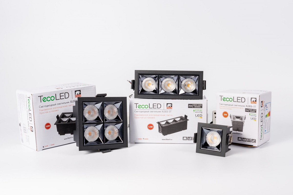 Встраиваемый светильник Fiberli XL003-3T 12130302