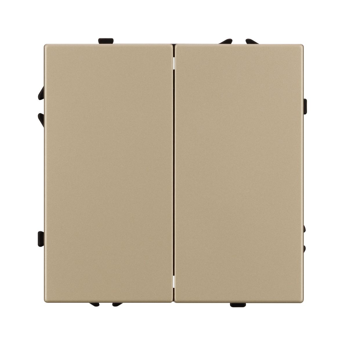 Выключатель проходной 2 кл софт-тач золотой песок Arlight SWT-MKP2-SFPL-GD (250V, 10A) 054256(1)