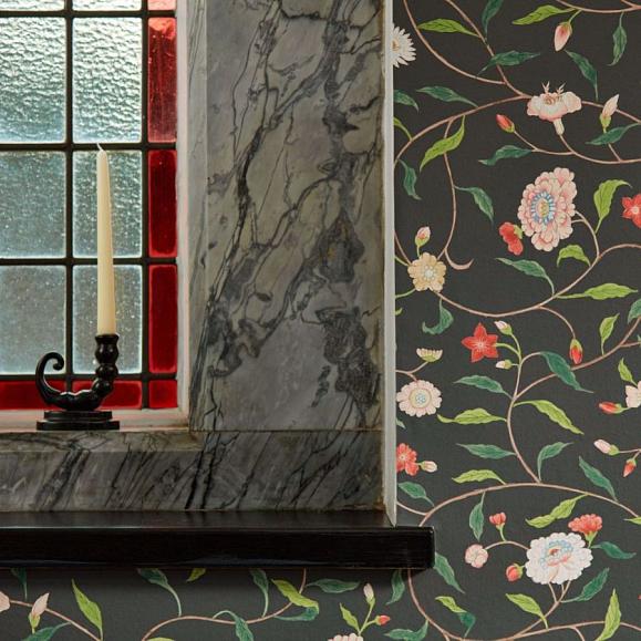 Обои Zoffany 313055 Henrietta’s Trail Vine Black