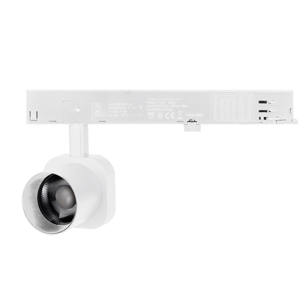 Трековый трехфазный светильник Arlight LGD-DIAFILM-4TR-R60-10W Day4000 (WH, 20 deg, 230V) (IP20 Металл) 061451