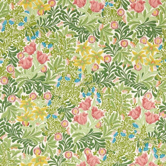 Обои Morris 217205 Bower Bough's Green/Rose