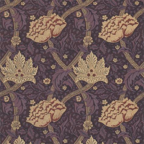 Обои Morris 210492 Windrush Aubergine/Wine