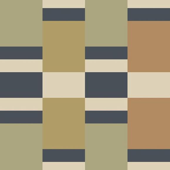 Обои Casadeco 200627202 Chess Game Vert / ocre