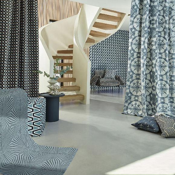 Обои Harlequin 112929 Dawning Copenhagen Blue/Ritual