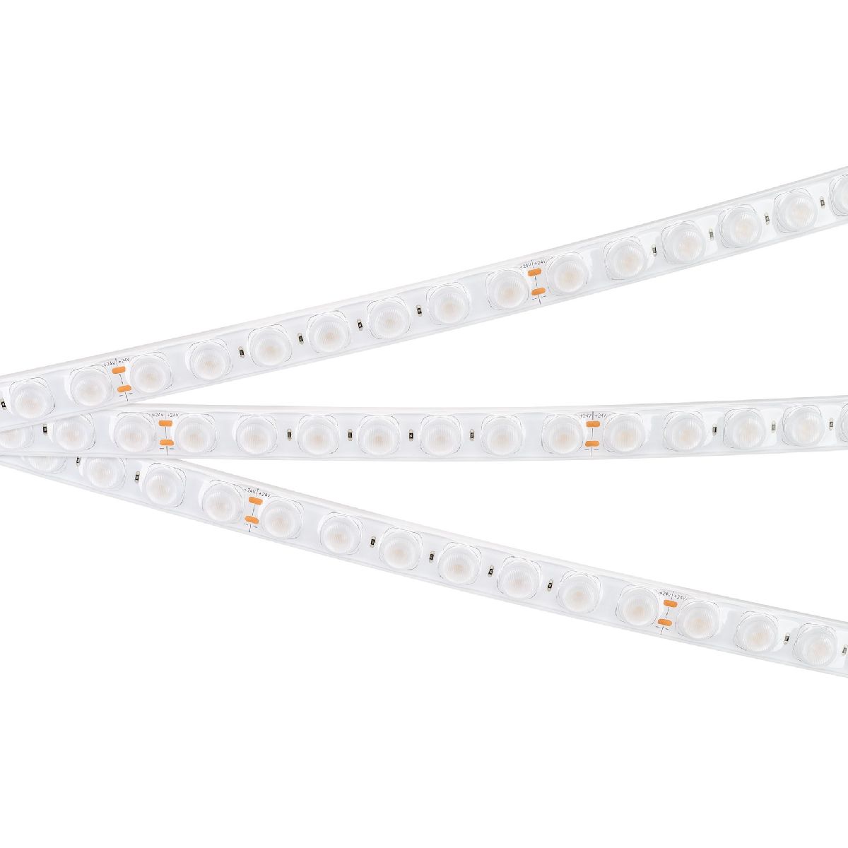 Светодиодная герметичная лента Arlight FLT-PS-A42-23mm 24V Warm3000 (21 W/m, IP67, 15deg, 5m) 049305