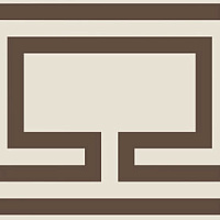 ETRURIA DESIGN VINTAGE Pattern 21: Bordura Angolo Monocolore (Bianco decoro Moro)