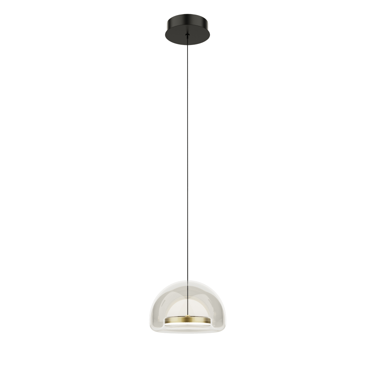Подвесной светильник Delight Collection MD24030031-1A brass/clear