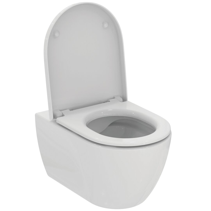 Ideal Standard Ellisse Унитаз подвесной, безободковый, с сиденьем, цвет: белый