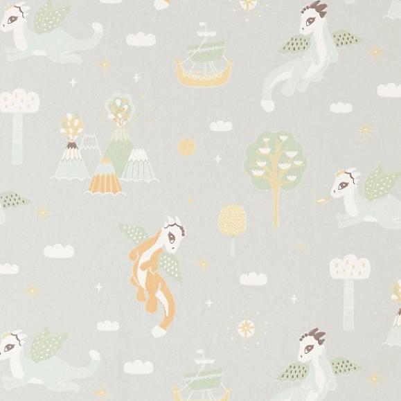 Обои Majvillan 133-01 Magical Adventure Soft Grey