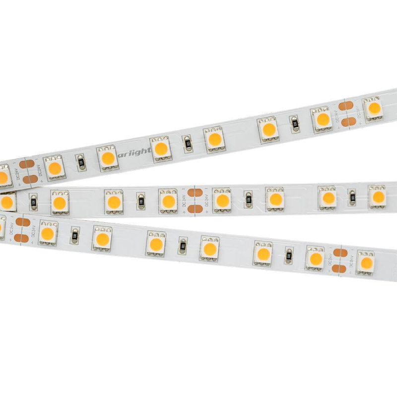 Светодиодная лента Arlight RT 2-5000 24V Warm2700 2x (5060, 300 LED, LUX) 008828(B)