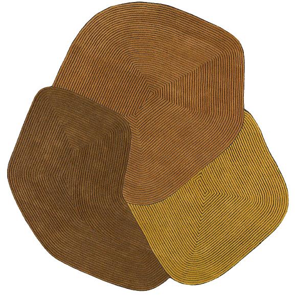 Ковер Toulemonde Bochart Tumulus Safran (230x240)
