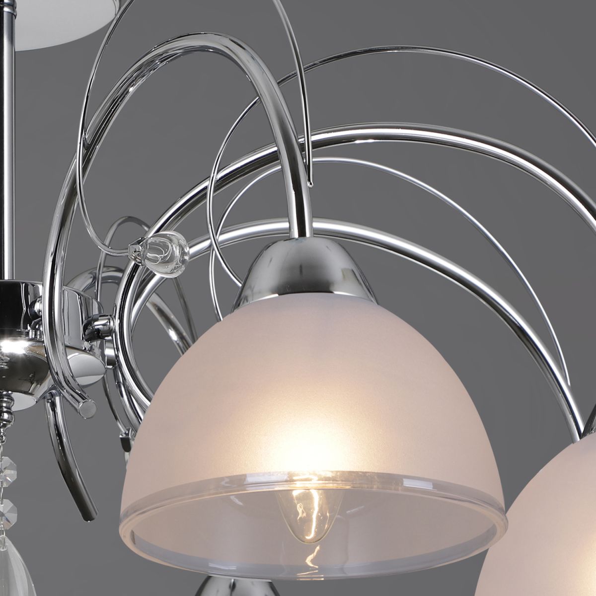 Люстра на штанге ILLUMICO ILLUMICO IL0495-8CSQ-25CH ELITE
