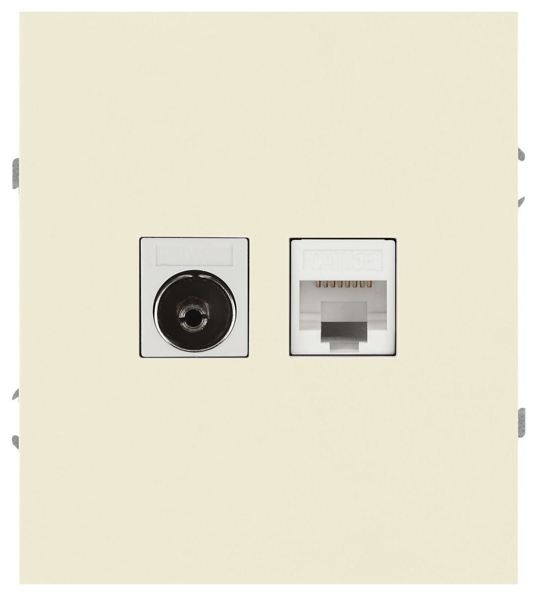 Розетка Эра Arktik 16-3110-02 комбинированная RJ45+TV слоновая кость Б0070495