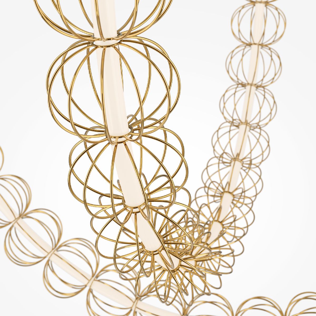 Подвесная люстра Maytoni Golden Cage MOD216PL-L42G3K