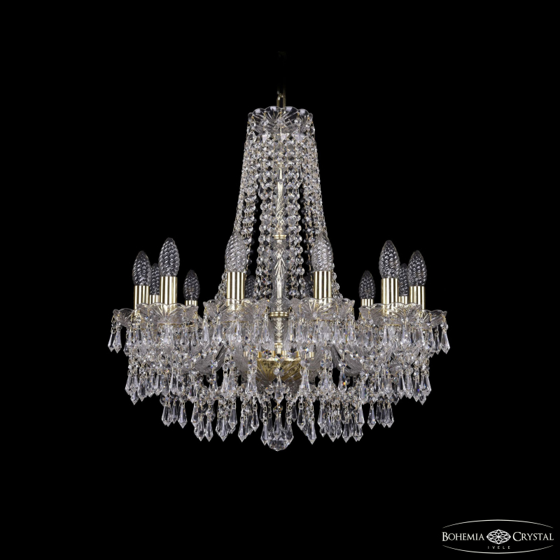 Подвесная люстра Bohemia Ivele Crystal 1403/12/195/h-60 G