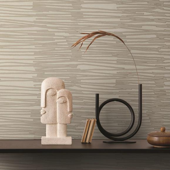 Обои York AG2093 Nikki Chu Water Reed Thatch Linen/Silver