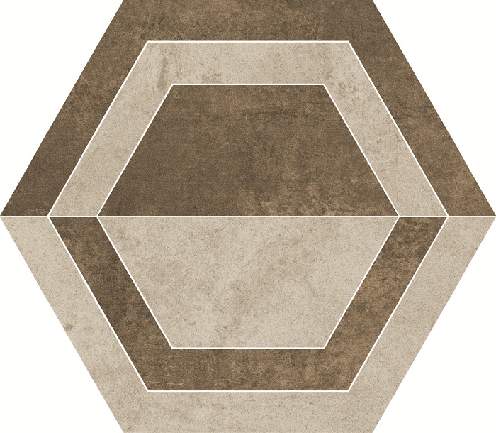 Декор Scratch Beige Heksagon B 26х29,8