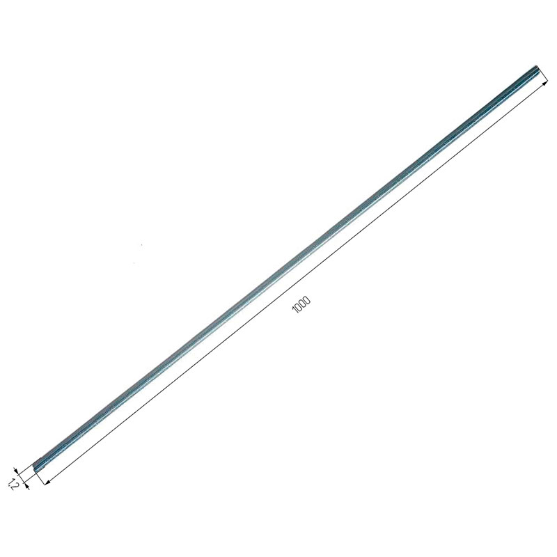 HILST Шпилька резьбовая оцинкованная M12*1000мм, DIN975