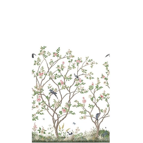 Панно York MU0317M Lingering Garden Mural White