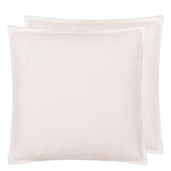 Подушка CCDG1474, Brera Lino, Alabaster with White overlocked edge, Designers Guild 43 x 43см