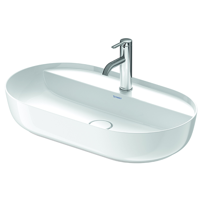 Duravit Luv Раковина 70х40х14см., накладная, 1 отв., цвет: белый глянцевый