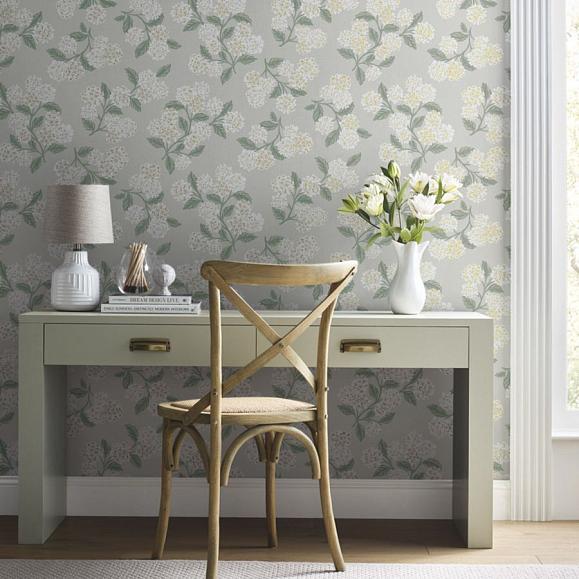 Обои York RP7394 Hydrangea Linen