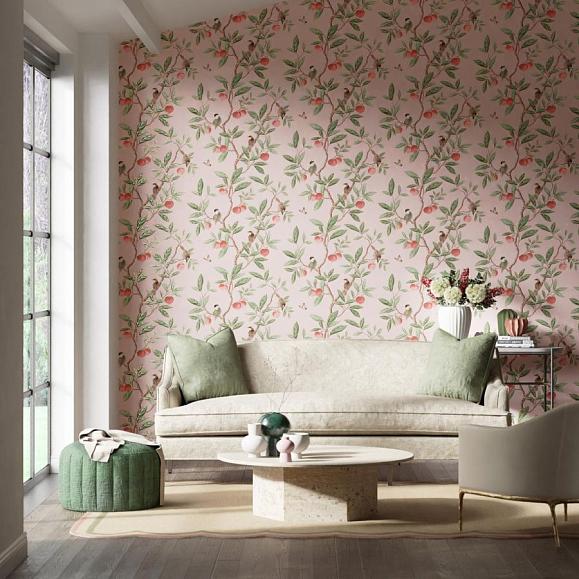 Обои Harlequin 112907 Ella Powder/ Sage / Peach