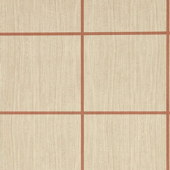 Обои Harlequin HKAW113200 Oak/Terracotta Gloss Wood Blocks