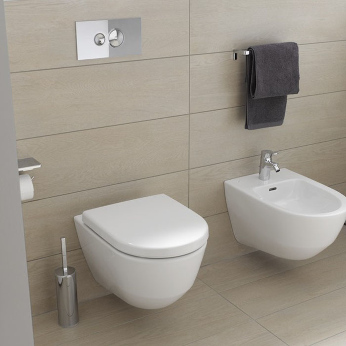 Laufen Pro Унитаз подвесной, безободковый, 53х36х34см., покрытие LCC, цвет: белый