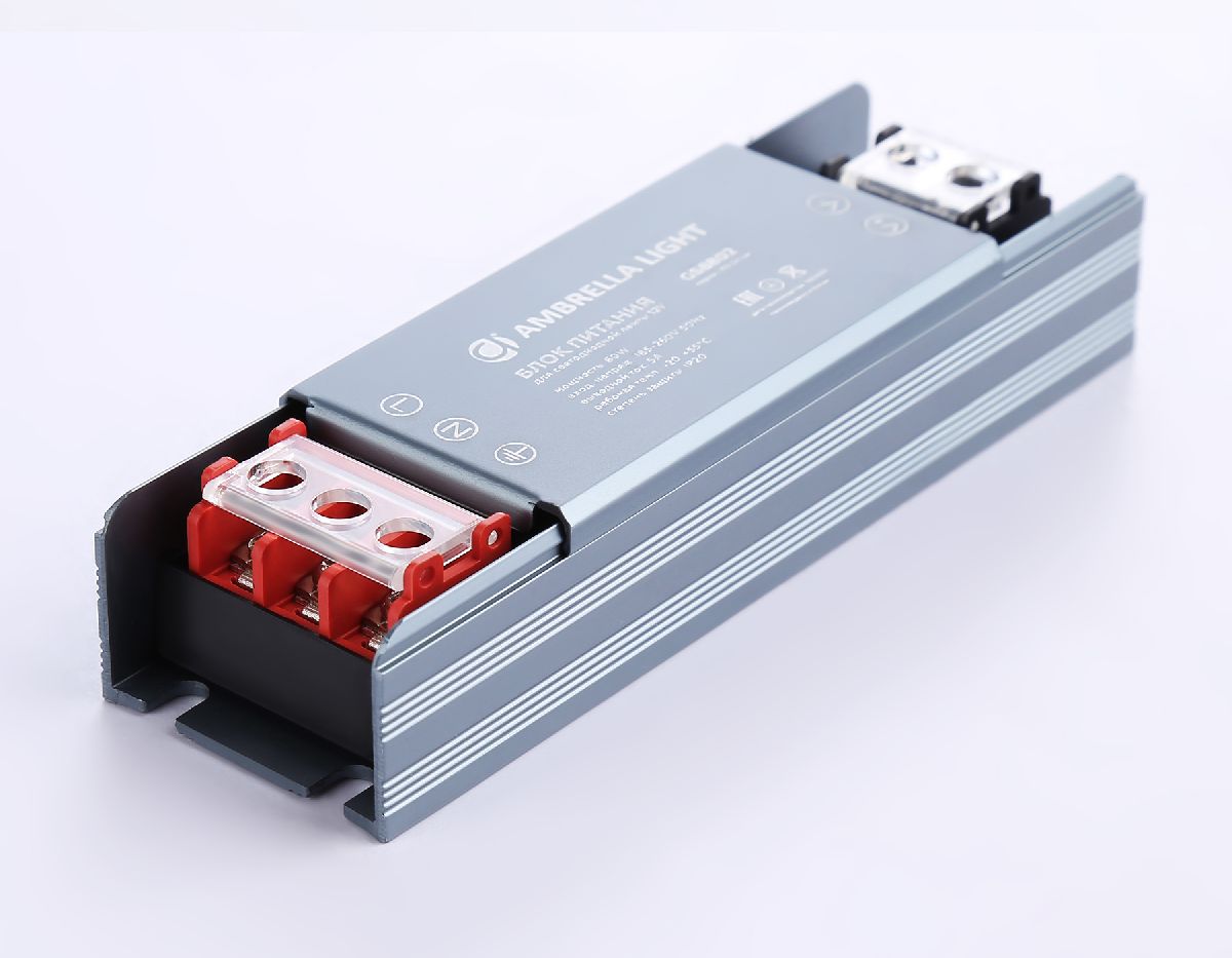 Блок питания Ambrella Light LED Driver 12V 60Вт AC185-260 5A IP20 GS8802