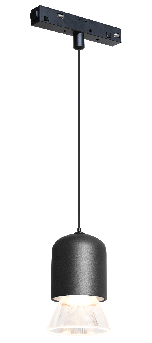 Трековый магнитный светильник iLedex Vision 4822-015-D72-8W-38DG-4000K-BK
