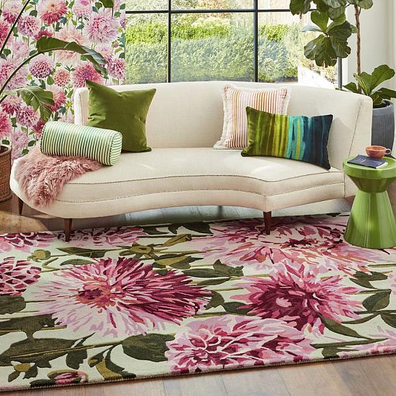Ковер 142402 (140x200) Harlequin Dahlia Fuchsia/Palm 200 x 140 см