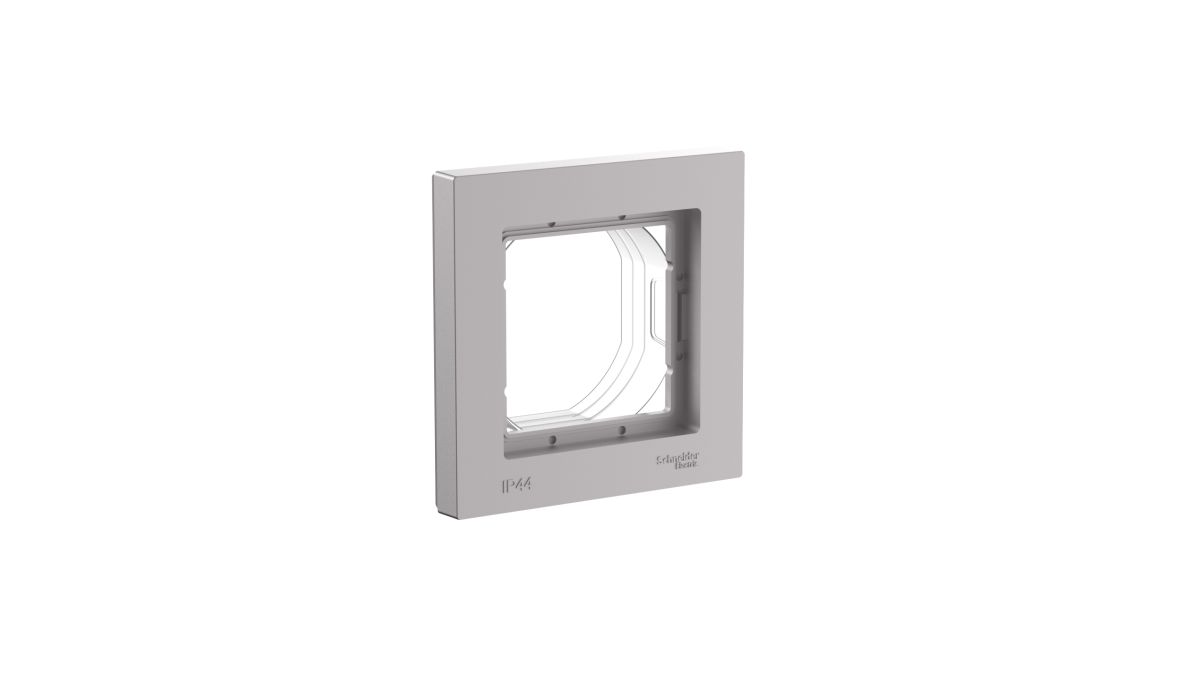 Рамка 1-ая Systeme Electric AtlasDesign Aqua Алюминий ATN440301