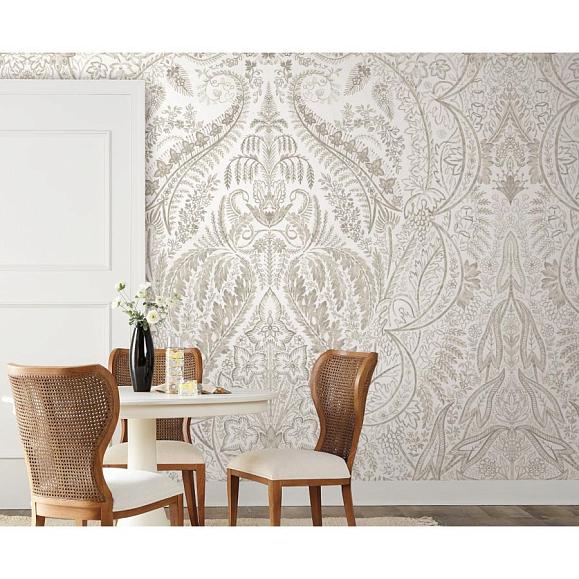 Панно York DM4913M Jaipur Paisley Damask Beige/White