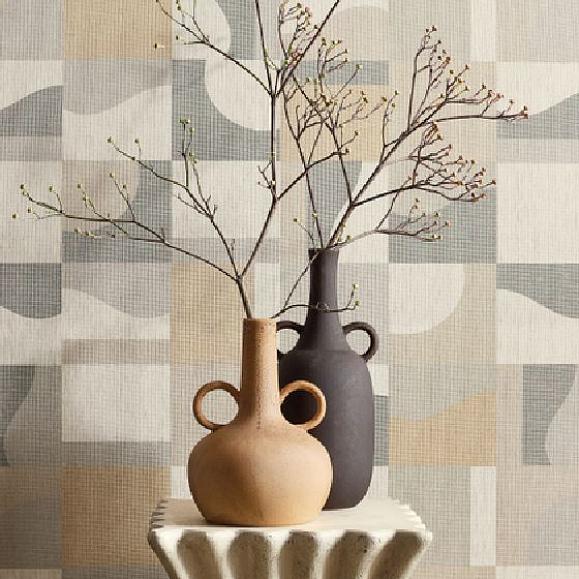 Обои Thibaut T12858 Colored Blocks Beige