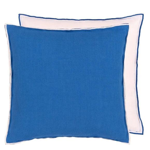 Подушка CCDG1404, Brera Lino, Lagoon & Alabaster, Designers Guild 43 x 43см
