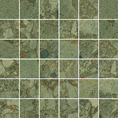 ARCANA BLACK&CREAM Green Mosaic Giada