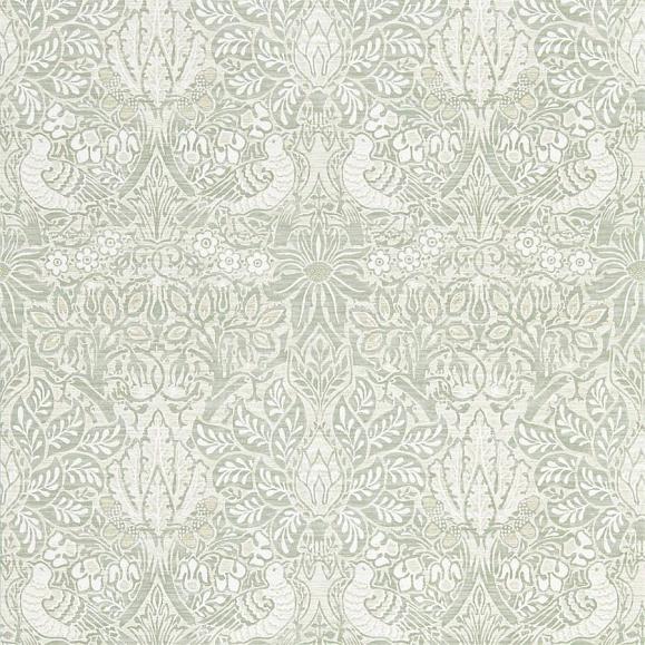 Обои Morris 216522 Pure Dove & Rose Grey Blue