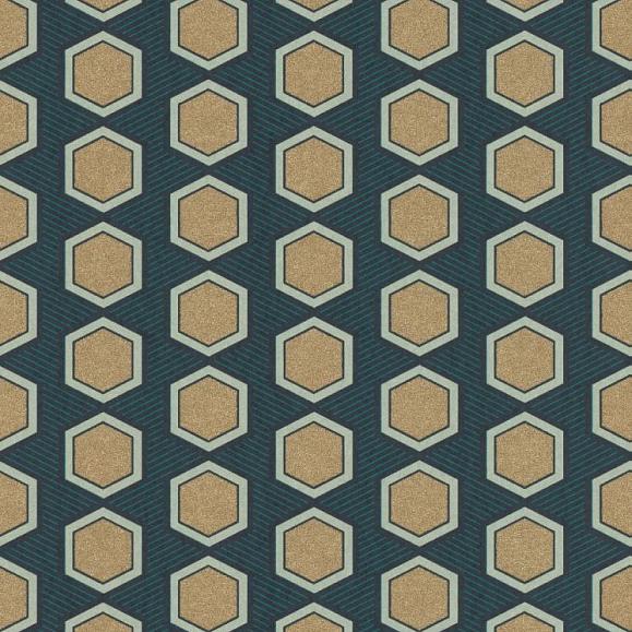 Обои Emil & Hugo 297842 Hanikamu Emerald&Gold
