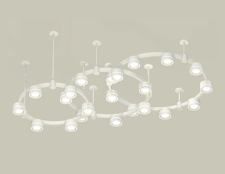 Комплект подвесного светильника Ambrella Light Techno Ring XR92212250 (A9221, A9226, C9241, C9232, C9236, C9231, N8433)