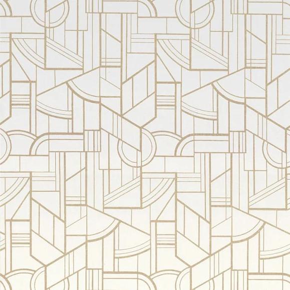 Обои Casamance 76292446 Cinetique Blanc/dore